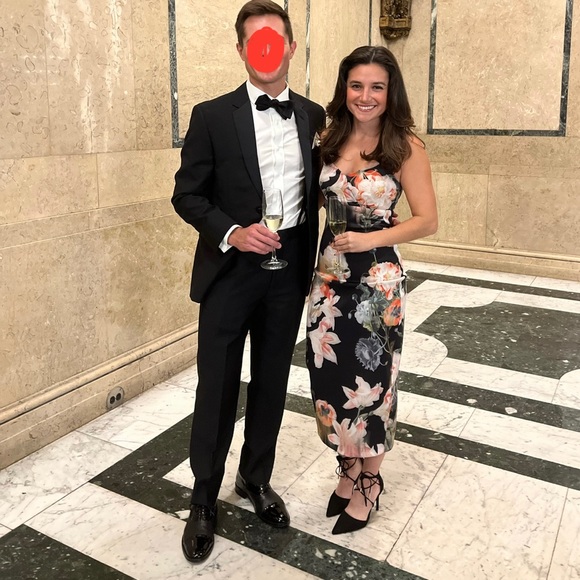 Ted Baker bodycon floral dress Size 2 - Picture 3 of 3